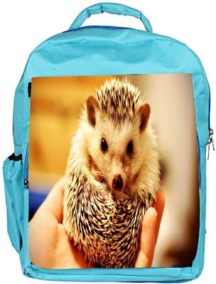 

Snoogg Eco Friendly Canvas Cute Animal Designer Backpack Rucksack School Travel Unisex Casual Canvas Bag Bookbag Satchel 5 L Backpack(Blue)