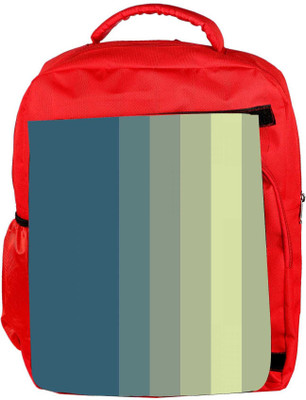 

Snoogg Eco Friendly Canvas Yellow And Blue Designer Backpack Rucksack School Travel Unisex Casual Canvas Bag Bookbag Satchel 5 L Backpack(Red)