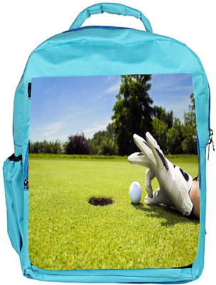 

Snoogg Eco Friendly Canvas Ball And Hole Designer Backpack Rucksack School Travel Unisex Casual Canvas Bag Bookbag Satchel 5 L Backpack(Blue)
