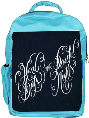 

Snoogg Eco Friendly Canvas Peaceful Backpack Rucksack School Travel Unisex Casual Canvas Bag Bookbag Satchel 5 L Backpack(Blue)