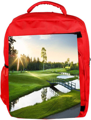 

Snoogg Eco Friendly Canvas Pool And Park Designer Backpack Rucksack School Travel Unisex Casual Canvas Bag Bookbag Satchel 5 L Backpack(Red)