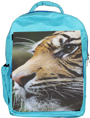

Snoogg Eco Friendly Canvas Tiger Backpack Rucksack School Travel Unisex Casual Canvas Bag Bookbag Satchel 5 L Backpack(Blue)