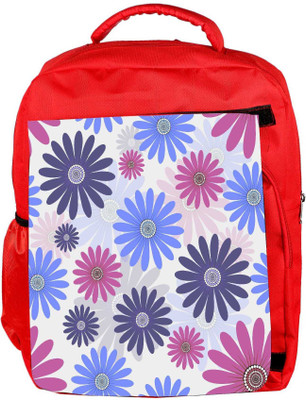 

Snoogg Eco Friendly Canvas Seamless Floral Pattern Abstract Background Backpack Rucksack School Travel Unisex Casual Canvas Bag Bookbag Satchel 5 L Backpack(Red)