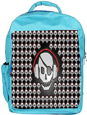 

Snoogg Eco Friendly Canvas Calavera Music Designer Backpack Rucksack School Travel Unisex Casual Canvas Bag Bookbag Satchel 5 L Backpack(Blue)