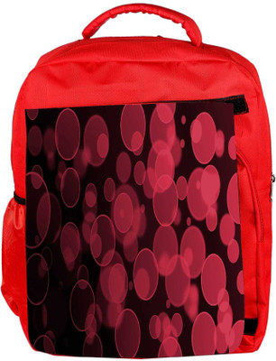 

Snoogg Eco Friendly Canvas Abstract Black Galaxy Galaxy Backpack Rucksack School Travel Unisex Casual Canvas Bag Bookbag Satchel 5 L Backpack(Red)