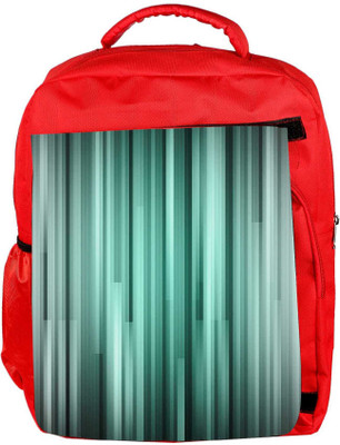

Snoogg Eco Friendly Canvas Black And Grey Strips Designer Backpack Rucksack School Travel Unisex Casual Canvas Bag Bookbag Satchel 5 L Backpack(Red)