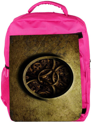 

Snoogg Eco Friendly Canvas Watch Mechajnism 2730 Backpack Rucksack School Travel Unisex Casual Canvas Bag Bookbag Satchel 5 L Backpack(Pink)
