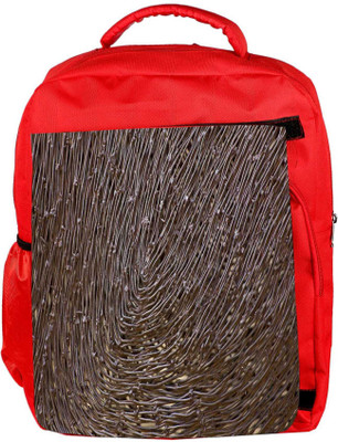 

Snoogg Eco Friendly Canvas Bird Nest Designer Backpack Rucksack School Travel Unisex Casual Canvas Bag Bookbag Satchel 5 L Backpack(Red)