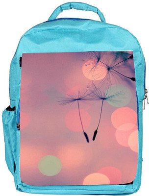 

Snoogg Eco Friendly Canvas Dandelions At Sunset Backpack Rucksack School Travel Unisex Casual Canvas Bag Bookbag Satchel 5 L Backpack(Blue)