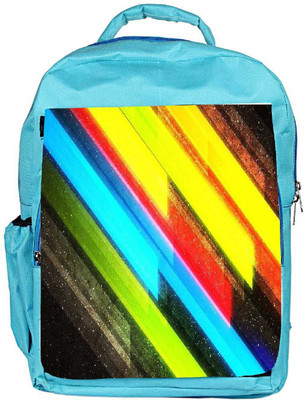 

Snoogg Eco Friendly Canvas Colourful Lightning Backpack Rucksack School Travel Unisex Casual Canvas Bag Bookbag Satchel 5 L Backpack(Blue)