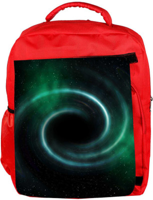 

Snoogg Eco Friendly Canvas Black Hole Universe Background Backpack Rucksack School Travel Unisex Casual Canvas Bag Bookbag Satchel 5 L Backpack(Red)