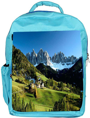 

Snoogg Eco Friendly Canvas Green Garden Designer Backpack Rucksack School Travel Unisex Casual Canvas Bag Bookbag Satchel 5 L Backpack(Blue)