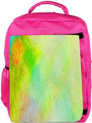 

Snoogg Eco Friendly Canvas Light Strokes Backpack Rucksack School Travel Unisex Casual Canvas Bag Bookbag Satchel 5 L Backpack(Pink)