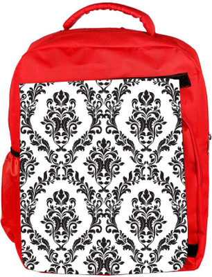 

Snoogg Eco Friendly Canvas Grey Spaced Pattern Designer Backpack Rucksack School Travel Unisex Casual Canvas Bag Bookbag Satchel 5 L Backpack(Red)