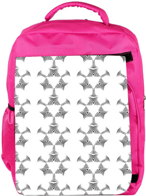 

Snoogg Eco Friendly Canvas Small Robot White Designer Backpack Rucksack School Travel Unisex Casual Canvas Bag Bookbag Satchel 5 L Backpack(Pink)