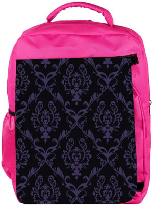 

Snoogg Eco Friendly Canvas Purple Pattern Designer Backpack Rucksack School Travel Unisex Casual Canvas Bag Bookbag Satchel 5 L Backpack(Pink)
