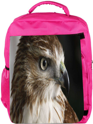 

Snoogg Eco Friendly Canvas Falcon Animal Designer Backpack Rucksack School Travel Unisex Casual Canvas Bag Bookbag Satchel 5 L Backpack(Pink)