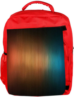 

Snoogg Eco Friendly Canvas Woollen Orange And Blue Design Designer Backpack Rucksack School Travel Unisex Casual Canvas Bag Bookbag Satchel 5 L Backpack(Red)