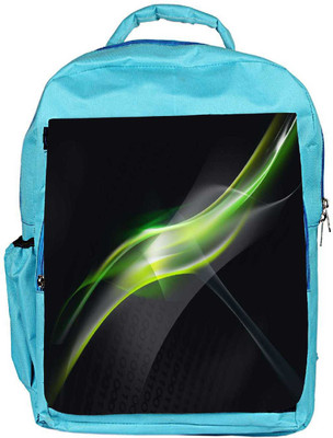 

Snoogg Eco Friendly Canvas Abstract Green And Grey Design Designer Backpack Rucksack School Travel Unisex Casual Canvas Bag Bookbag Satchel 5 L Backpack(Blue)