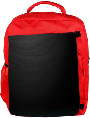 

Snoogg Eco Friendly Canvas Balck Wood Texture Designer Backpack Rucksack School Travel Unisex Casual Canvas Bag Bookbag Satchel 5 L Backpack(Red)