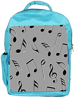 

Snoogg Eco Friendly Canvas Black Music Strings Designer Backpack Rucksack School Travel Unisex Casual Canvas Bag Bookbag Satchel 5 L Backpack(Blue)
