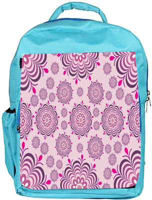 

Snoogg Eco Friendly Canvas Pink Pattern Designer Backpack Rucksack School Travel Unisex Casual Canvas Bag Bookbag Satchel 5 L Backpack(Blue)