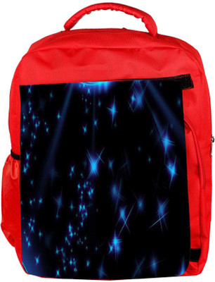 

Snoogg Eco Friendly Canvas Stars And Circles Backpack Rucksack School Travel Unisex Casual Canvas Bag Bookbag Satchel 5 L Backpack(Red)
