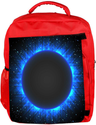 

Snoogg Eco Friendly Canvas Eclipse Background Backpack Rucksack School Travel Unisex Casual Canvas Bag Bookbag Satchel 5 L Backpack(Red)