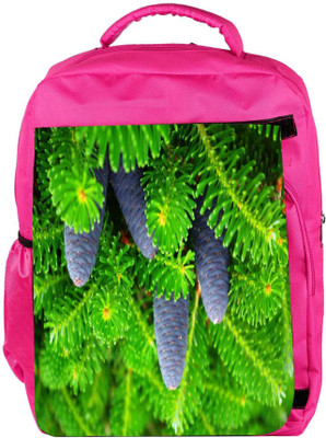 

Snoogg Eco Friendly Canvas Black Fruit Designer Backpack Rucksack School Travel Unisex Casual Canvas Bag Bookbag Satchel 5 L Backpack(Pink)