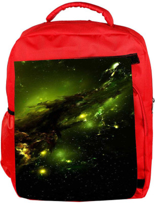 

Snoogg Eco Friendly Canvas Abstract Space Backpack Rucksack School Travel Unisex Casual Canvas Bag Bookbag Satchel 5 L Backpack(Red)