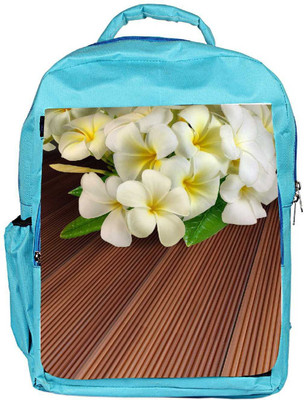 

Snoogg Eco Friendly Canvas Butterfly On Flowers Backpack Rucksack School Travel Unisex Casual Canvas Bag Bookbag Satchel 5 L Backpack(Blue)