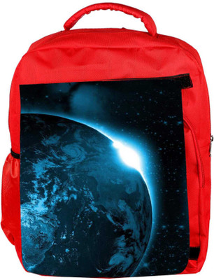 

Snoogg Eco Friendly Canvas Universe View Backpack Rucksack School Travel Unisex Casual Canvas Bag Bookbag Satchel 5 L Backpack(Red)