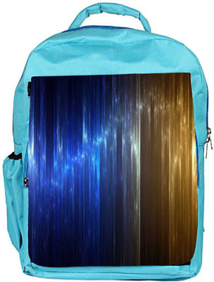

Snoogg Eco Friendly Canvas Colorful Crystals Design Designer Backpack Rucksack School Travel Unisex Casual Canvas Bag Bookbag Satchel 5 L Backpack(Blue)