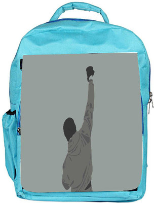 

Snoogg Eco Friendly Canvas Art_Minimalist Designer Backpack Rucksack School Travel Unisex Casual Canvas Bag Bookbag Satchel 5 L Backpack(Blue)