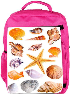 

Snoogg Eco Friendly Canvas 14 Mussels And Star Fish Studio Isolated On White Backpack Rucksack School Travel Unisex Casual Canvas Bag Bookbag Satchel 5 L Backpack(Pink)