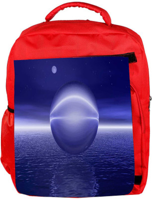 

Snoogg Eco Friendly Canvas Bubble Backpack Rucksack School Travel Unisex Casual Canvas Bag Bookbag Satchel 5 L Backpack(Red)