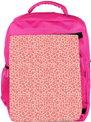 

Snoogg Eco Friendly Canvas Abstract Pink Pattern Design Designer Backpack Rucksack School Travel Unisex Casual Canvas Bag Bookbag Satchel 5 L Backpack(Pink)