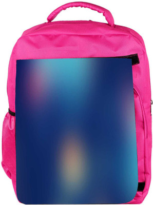 

Snoogg Eco Friendly Canvas Lights At Nigth Designer Backpack Rucksack School Travel Unisex Casual Canvas Bag Bookbag Satchel 5 L Backpack(Pink)