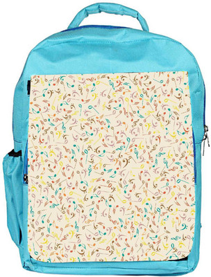 

Snoogg Eco Friendly Canvas Multiple Music Designer Backpack Rucksack School Travel Unisex Casual Canvas Bag Bookbag Satchel 5 L Backpack(Blue)