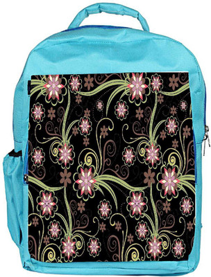 

Snoogg Eco Friendly Canvas Abstract Pattern Background Backpack Rucksack School Travel Unisex Casual Canvas Bag Bookbag Satchel 5 L Backpack(Blue)