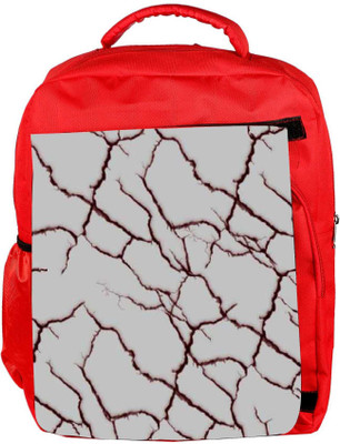 

Snoogg Eco Friendly Canvas Red Crack Designer Backpack Rucksack School Travel Unisex Casual Canvas Bag Bookbag Satchel 5 L Backpack(Red)