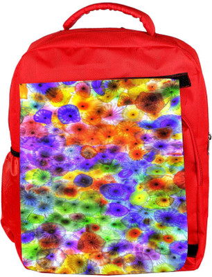 

Snoogg Eco Friendly Canvas Multicolored Jellyfish 2885 Backpack Rucksack School Travel Unisex Casual Canvas Bag Bookbag Satchel 5 L Backpack(Red)