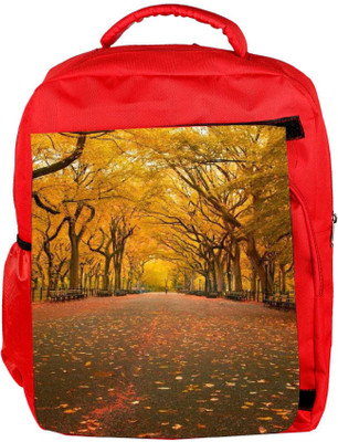 

Snoogg Eco Friendly Canvas 7 Backpack Rucksack School Travel Unisex Casual Canvas Bag Bookbag Satchel 5 L Backpack(Red)