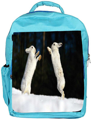 

Snoogg Eco Friendly Canvas Hiding Story Designer Backpack Rucksack School Travel Unisex Casual Canvas Bag Bookbag Satchel 5 L Backpack(Blue)