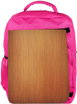 

Snoogg Eco Friendly Canvas Plain Wood Laminate Designer Backpack Rucksack School Travel Unisex Casual Canvas Bag Bookbag Satchel 5 L Backpack(Pink)