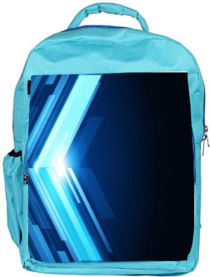 

Snoogg Eco Friendly Canvas Blue Pattern Design Designer Backpack Rucksack School Travel Unisex Casual Canvas Bag Bookbag Satchel 5 L Backpack(Blue)