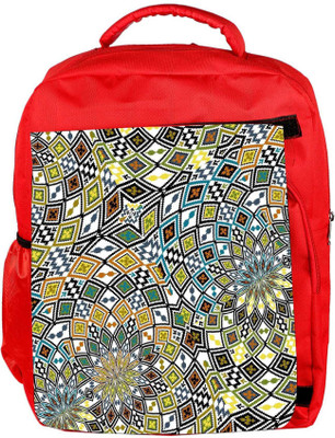 

Snoogg Eco Friendly Canvas Yellow Dried Leaves Designer Backpack Rucksack School Travel Unisex Casual Canvas Bag Bookbag Satchel 5 L Backpack(Red)