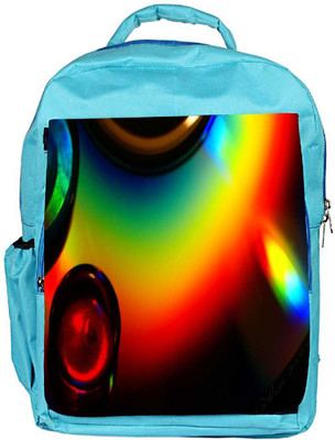 

Snoogg Eco Friendly Canvas Abstract Colourful Water Drops Designer Backpack Rucksack School Travel Unisex Casual Canvas Bag Bookbag Satchel 5 L Backpack(Blue)