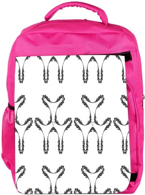 

Snoogg Eco Friendly Canvas Opposite Flite Pattern Designer Backpack Rucksack School Travel Unisex Casual Canvas Bag Bookbag Satchel 5 L Backpack(Pink)