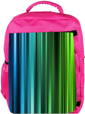 

Snoogg Eco Friendly Canvas Mixed Green Pattern Design Designer Backpack Rucksack School Travel Unisex Casual Canvas Bag Bookbag Satchel 5 L Backpack(Pink)